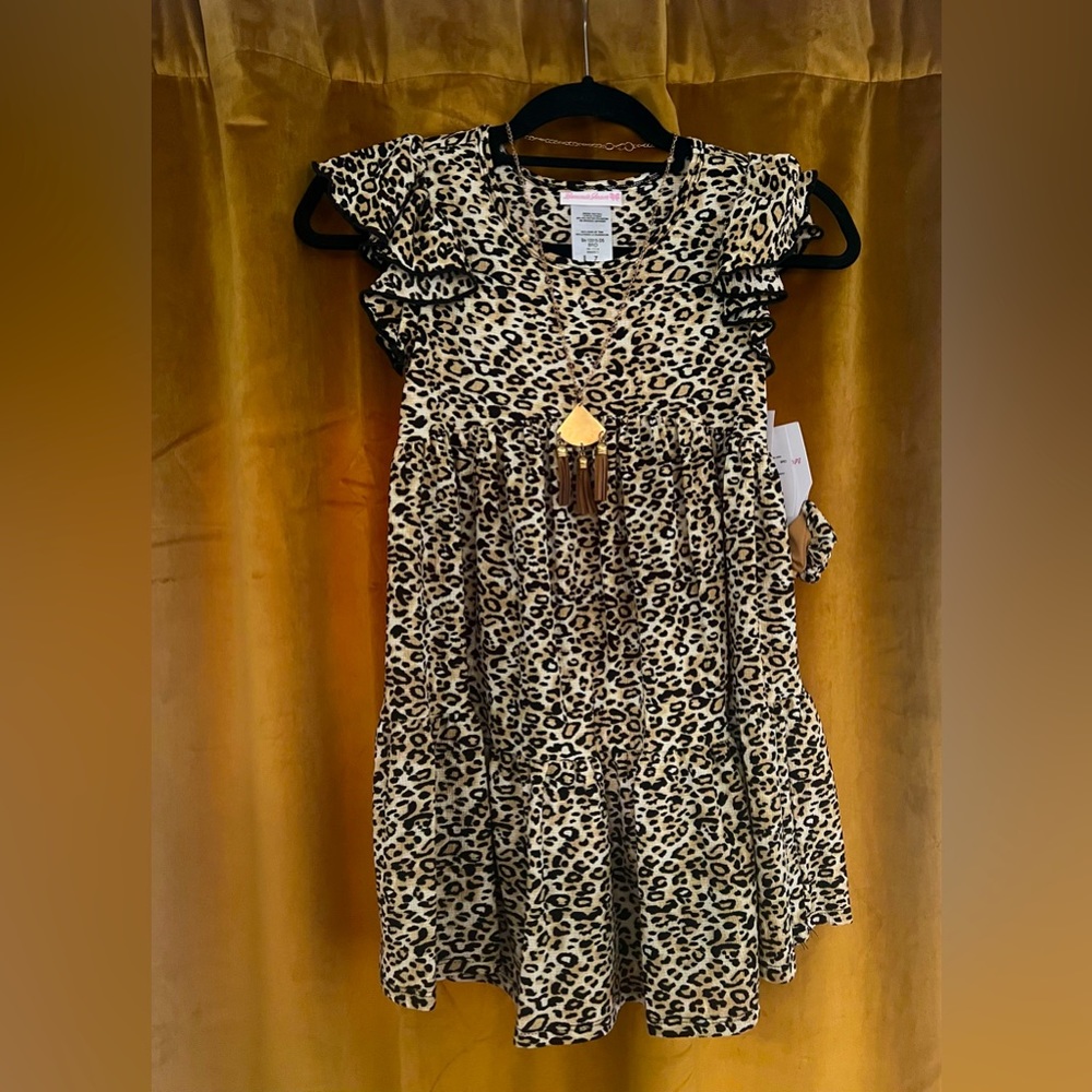 Girls cheetah dress